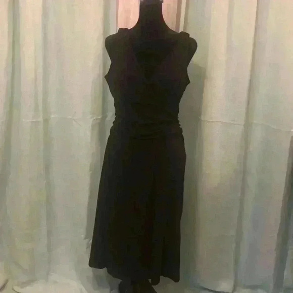 Strapless V Neck LOFT Little Black Dress, 8 - Picture 1 of 6